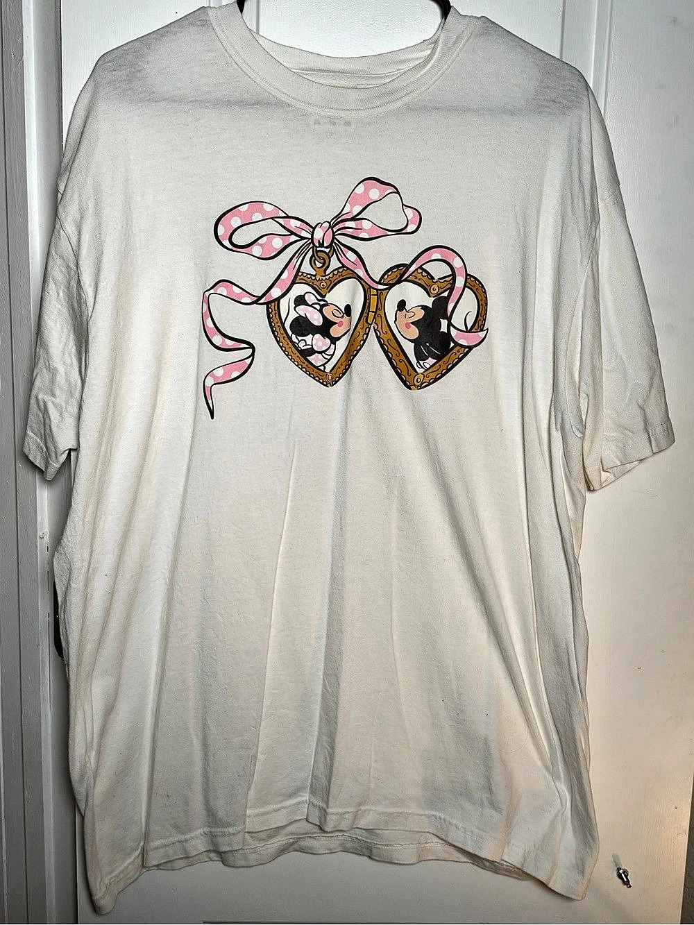 Disney Minnie & Mickey Forever Graphic Tee White XL